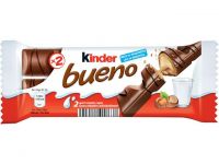 KINDER Bueno Chocoladereep, Puur (pak 30 stuks)