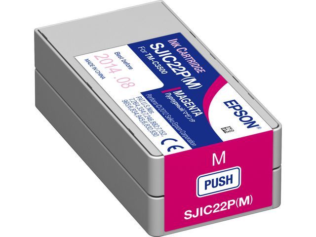Epson Epson SJIC22P(M) - magenta - origineel - inktcartridge