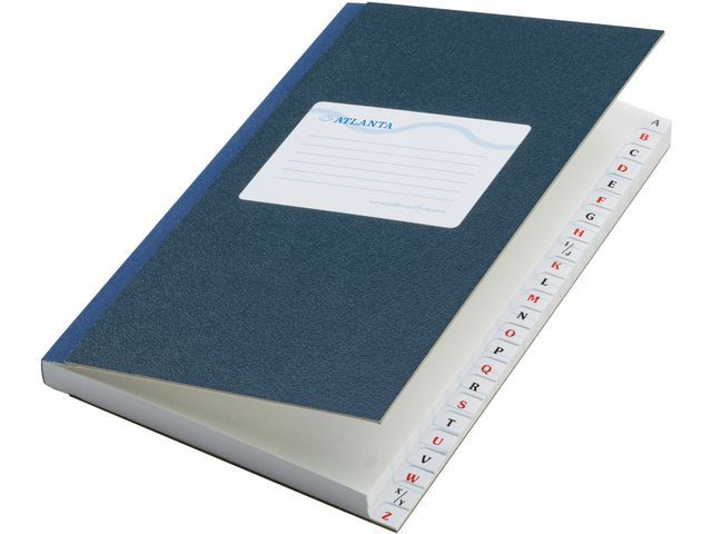 ATLANTA Registerboek met alfabet 210 x 165 mm (pak 5 blokken)