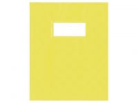 Schriftomslag A4 PP met venster geel