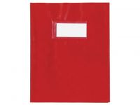 Schriftomslag A4 PP met venster rood