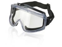 B BRAND Comfort Fit Veiligheidsbril, UV-Filter, Transparant / Blauw (doos 10 stuks)