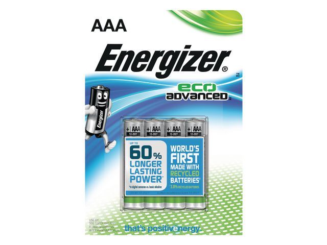 Batterij Energizer Eco Advanced AAA/bs4