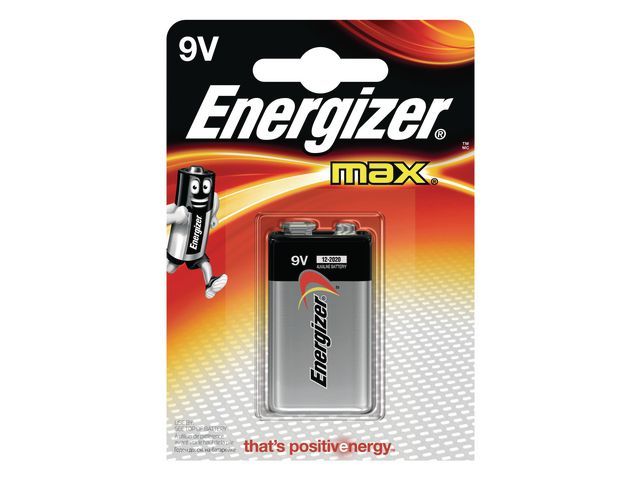 Batterij Energizer Max 9V/bs1