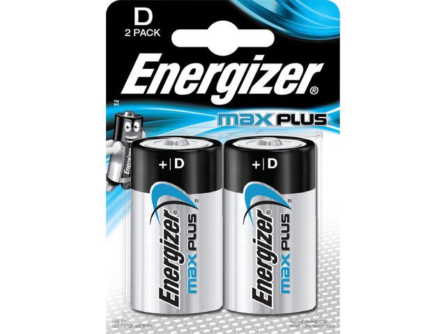 Batterij Energizer Max Plus D/bs2