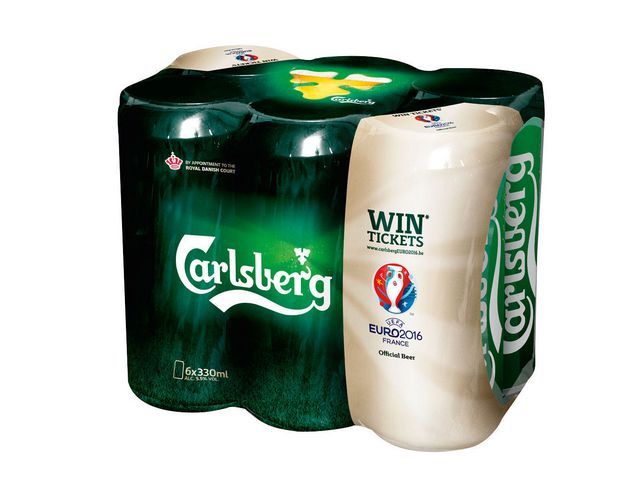 Bier Carlsberg 33cl/blik 24