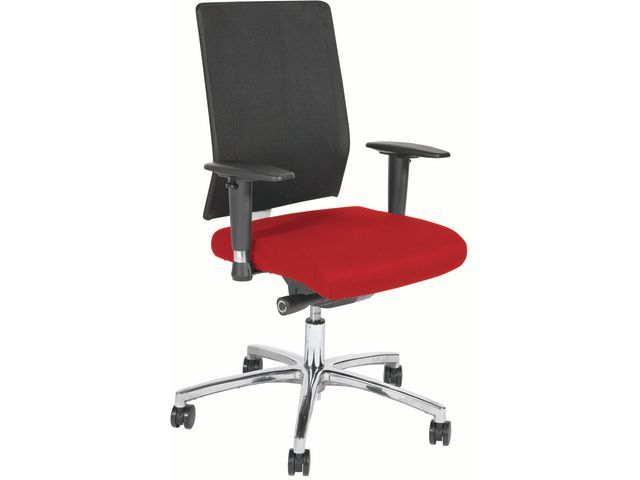 Bureaustoel Prof Chair 045 rood/zwart