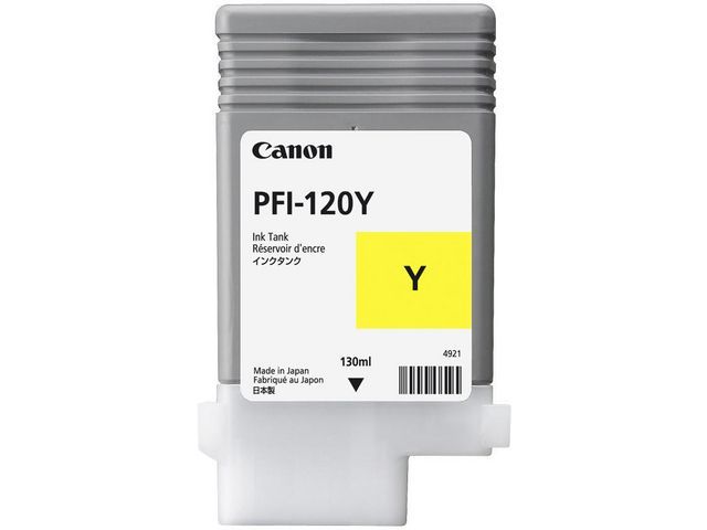 Inkjet Canon PFI-120 Y 130ml geel