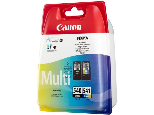 Canon Inkjet PG-540/CL-541 zwart/kleur (pak 2 stuks)