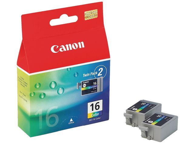 Inkjet Canon BCI-16 cl kleur/doos 2
