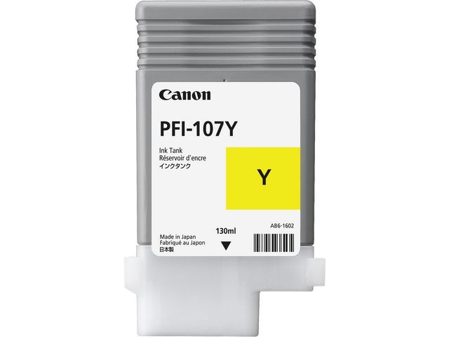 Inkjet Canon PFI-107Y 130ml geel