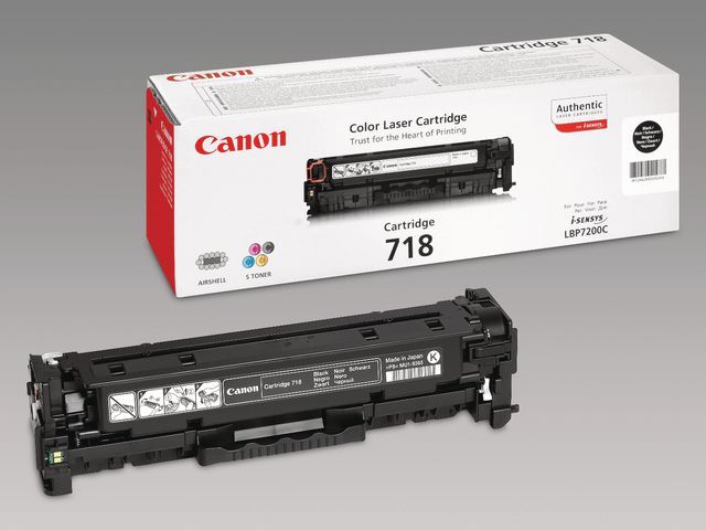 Toner Canon 718-BK 3,4K zwart