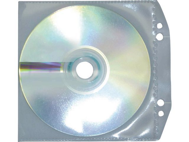 CD/DVD Easy Pocket 2 rings (pak 10 stuks)