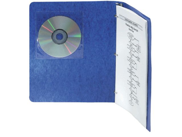 CD/DVD hoesje met klep zelfklevend (pak 10 stuks)