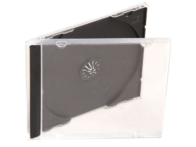 CD/DVD jewel case Enkel (pak 5 stuks)