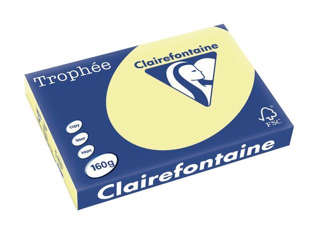 Clairefontaine Clairefontaine Trophu00e9e - getint papier - 250 vel(len) (doos 4 x 250 vel)
