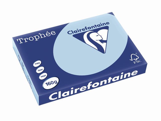 Clairefontaine Papier A3 160gr blauw (pak 250 vel)