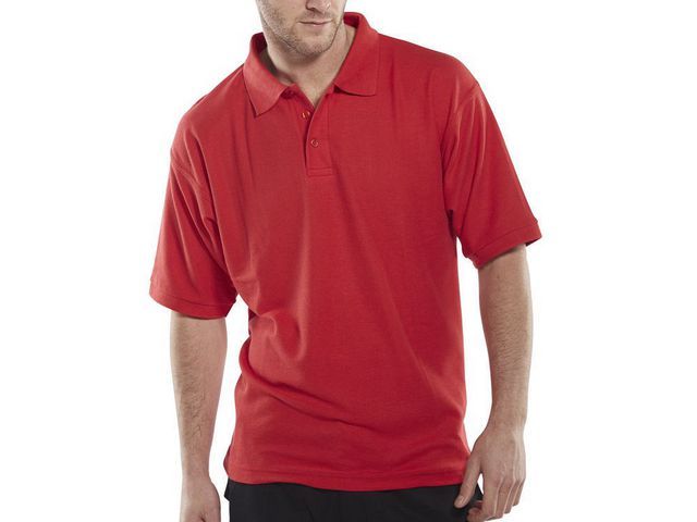 Poloshirt rood XL