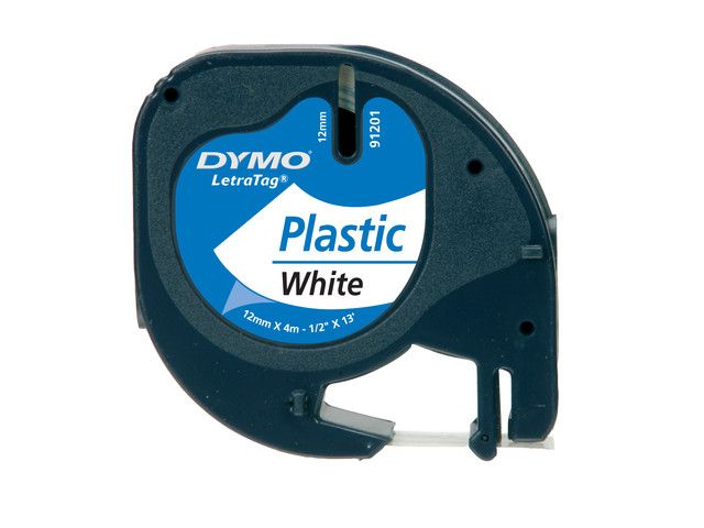 Dymo LetraTag labeltape Wit Plastic
