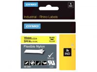 Tape Dymo Rhino 18491 nylon 19mm geel