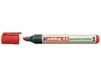 Permanent marker edding 22 eco rood/ds10