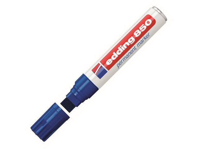 Edding Permanent marker 850 5 - 16 mm, blauw (doos 5 stuks)