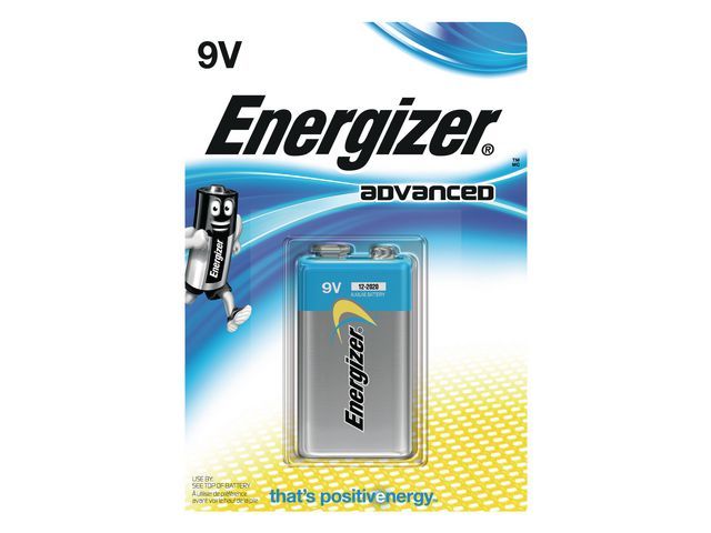 Energizer Alkaline Advanced 9 V / 6LR61 niet-oplaadbare batterij