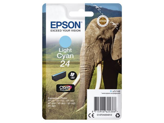 Inkjet Epson T24254012 L cyaan (24)
