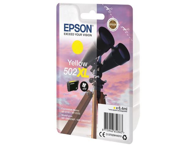 Inkjet Epson C13T02W4 502XL geel