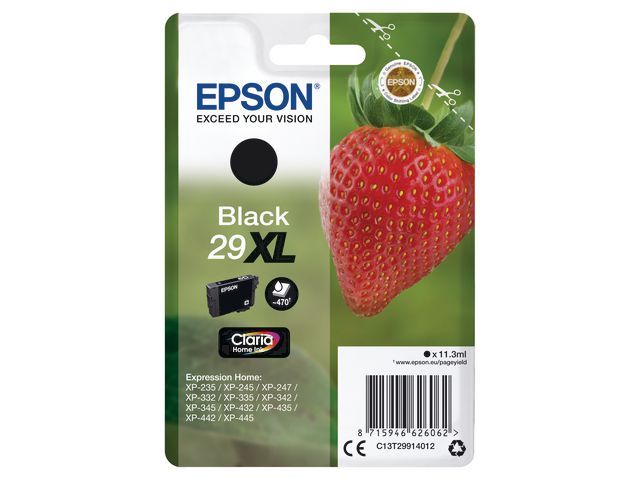 Inkjet Epson 29XL T29914012 zwart