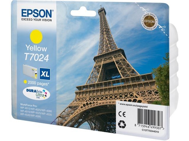 Epson Inkjet WP4000/4500 HC 2K geel