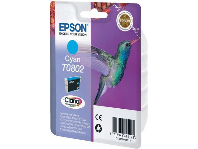 Inkjet Epson T080240 cyaan