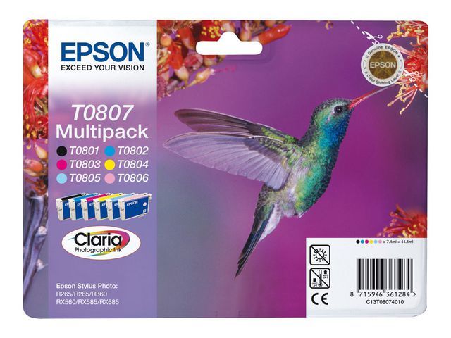 Inkjet Epson C13T080740 Multipack/6