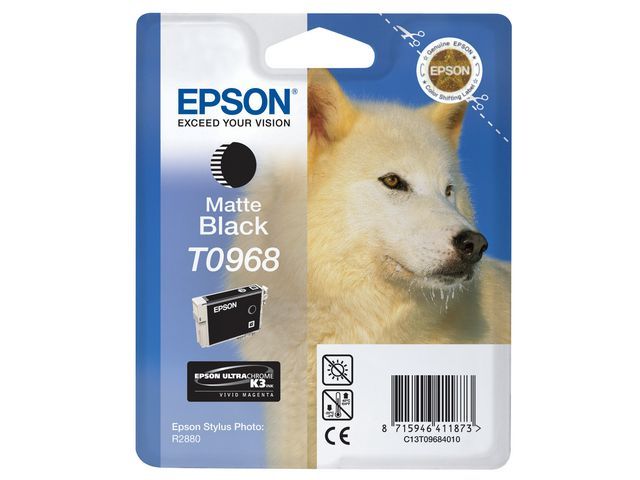 Inkjet Epson T0968 mat zwart