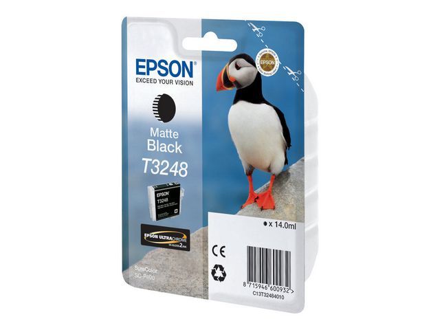 Inkjet Epson T3248 mat zwart