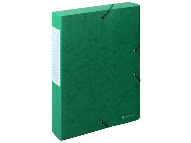 Exacompta Documentenbox Nature Future Rug: 60 mm, A4, 600 g/mu00b2, groen (pak 10 stuks)