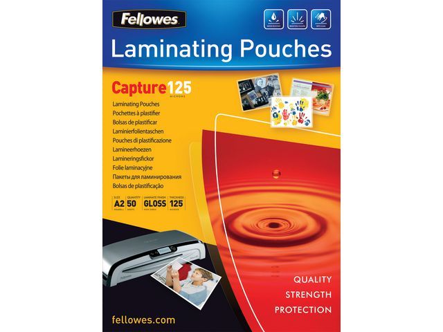 Fellowes Fellowes - 50 - glanzend - lamineerhoezen (pak 50 stuks)