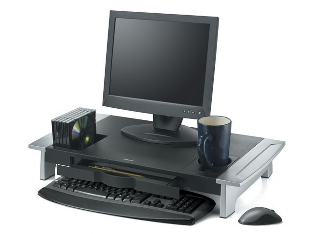 Fellowes Monitorstandaard premium Office Suitesu2122 zwart/zilver