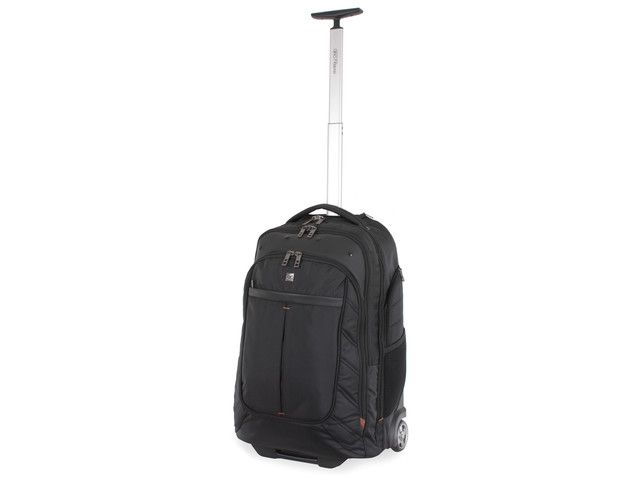 Gino Ferrari Laptoptas Attis backpack trolley 17u201d zwart
