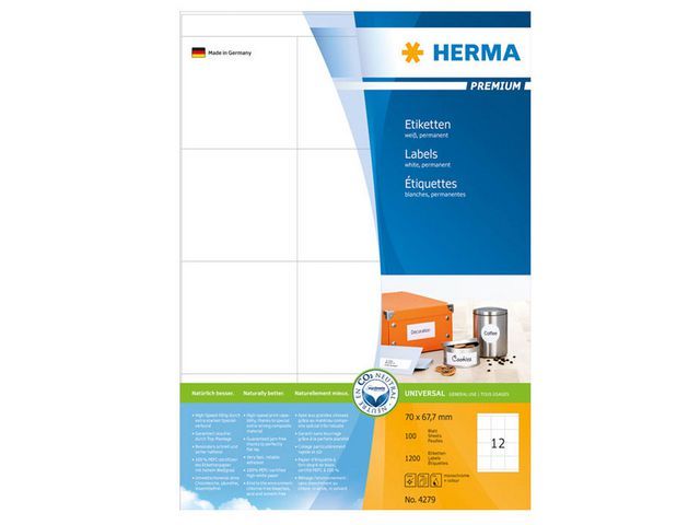 Etiket Herma ILC 70x68 prem wit/pak 1200