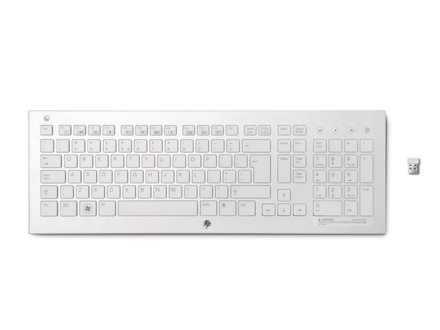 Hewlett Packard Toetsenbord K5510 Draadloos, wit