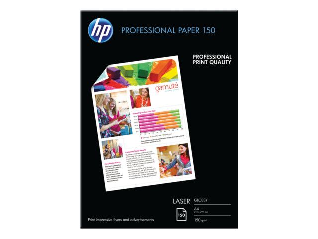 Fotopapier HP A4 150g Prof. gloss/pk 150