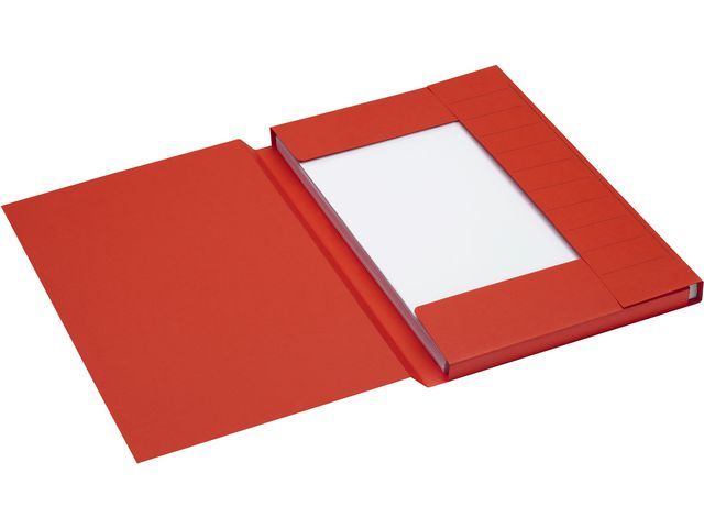 Stofklepmap Secolor folio rood/doos 125
