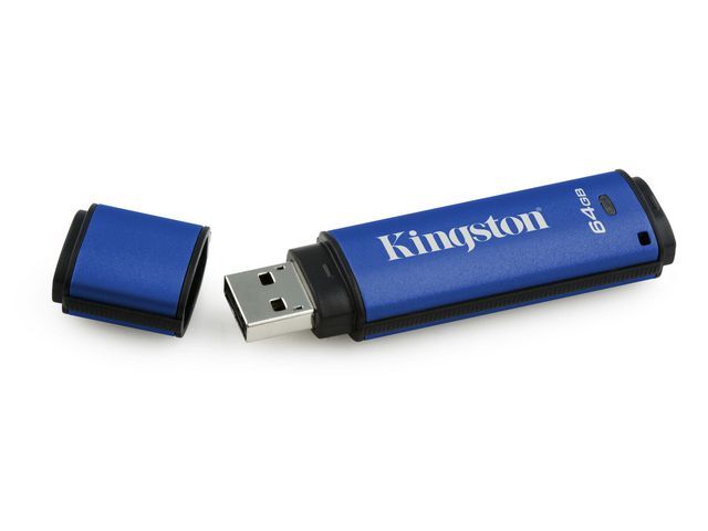 Kingston DataTraveler Vault Privacy 3.0 - USB-flashstation - 64 GB
