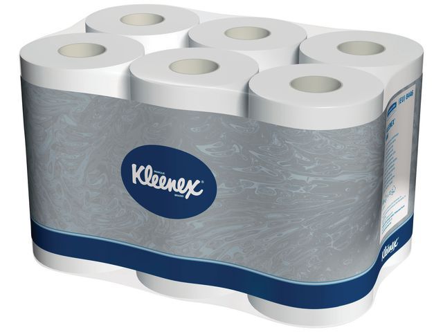 Kleenexu00ae Toiletpapier 12 rollen per pak (doos 3 x 12 rollen)