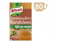Drinkbouillon Knorr rundvlees/pk 80