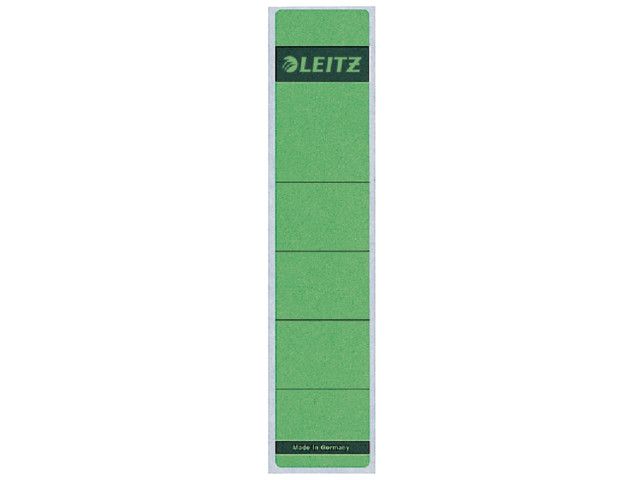 Leitz Rugetiketten, kort zelfklevend Rugbreedte 50 mm, 191 x 39 mm, groen (pak 10 stuks)