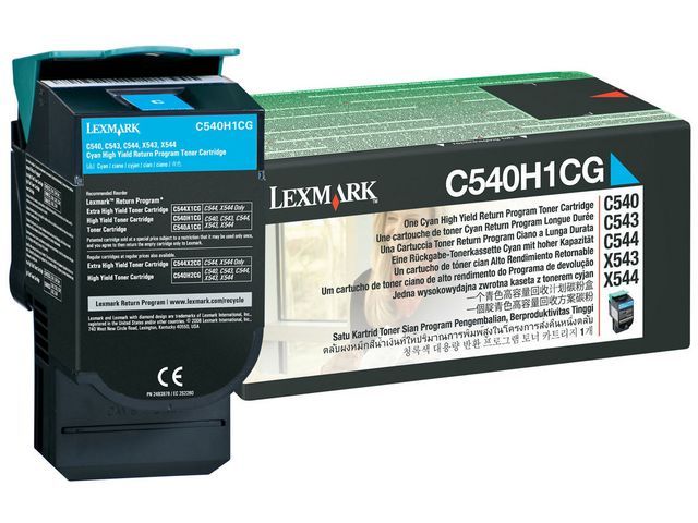 Toner Lexmark C540H1CG C540 Ret. cyan