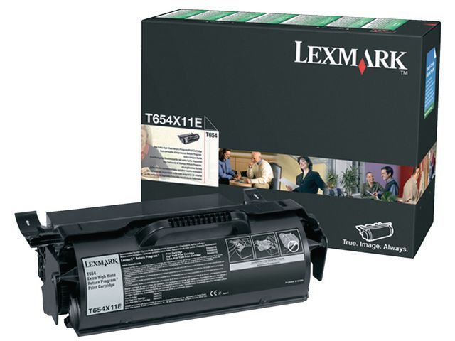Toner Lexmark T654 T654X11E 36K zwart