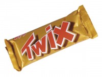 Chocoladereep Twix 50g/pak 25